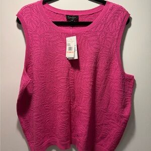 Jessica Simpson Fuchsia Textured Tank Top